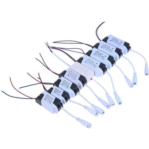 3W-36W Plastic Shell Constant Current 300mA LED Lamp Driver Power Supply Adapter 165-265V