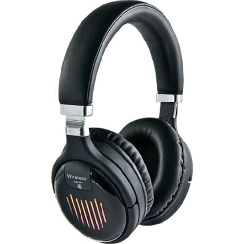 Wireless Headphone Over-Ear BT LED Flash Headsets Headphones With Deep Bass Foldable Stereo Earphones Headsets TM061 New Arrival