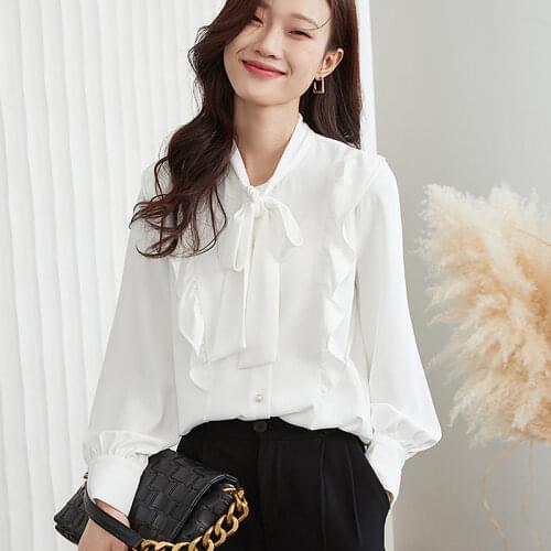 Блузки с бантом Bethquenoy China At AliExpress