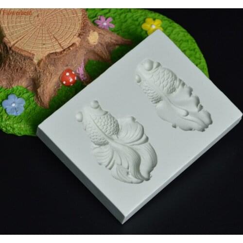 Innovative Goldfish Fondant Cake Silicone Mould Mini Goldfish Fragrance Mould Cake Decorating Tools DIY Chocolate Biscuit Mold