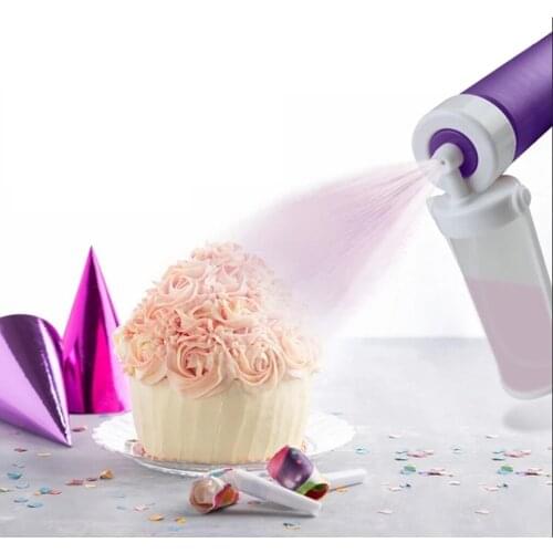 Baking Spray Gun Manual Airbrush Colour Paints for Decorating Cupcakes