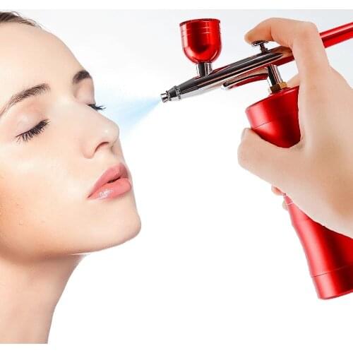 0.3mm Mini Airbrush Spray Gun Air Compressor Kit Nail Art Desgin Manicure Tattoo Craft Cake Nail Tool Set Airbrush Painting Ink