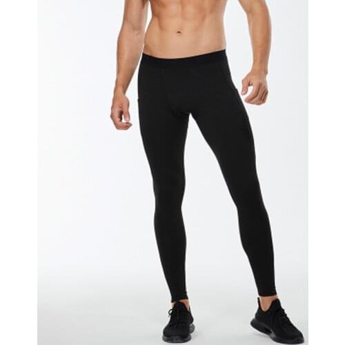 Mens Compression running Leggings Plus Velvet Gym Trouser Pockets Training Gym Pants Fitness Running Quick-drying Wicking Tight