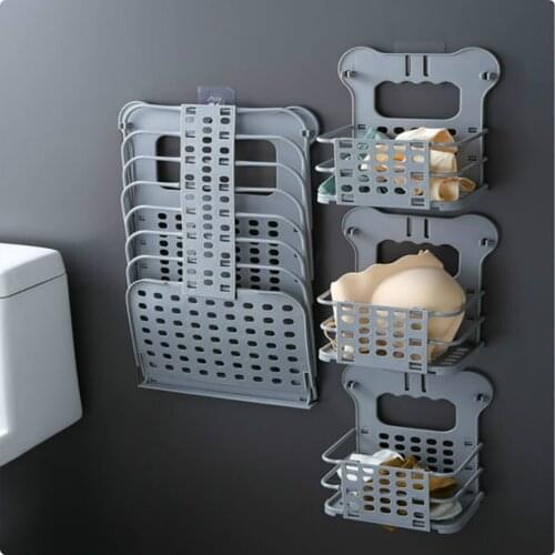 Wall Mounted Breathable Laundry Basket Foldable Dirty Clothes Basket Bathroom Clothes Storage Baskets Laundry Organizer
