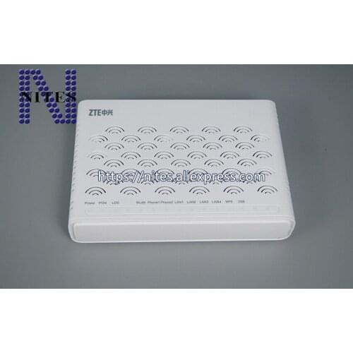 Original EPON ONU ZXA10 F460 with 4 lan port + 2 voice port + 1 wifi ,English interface F 460
