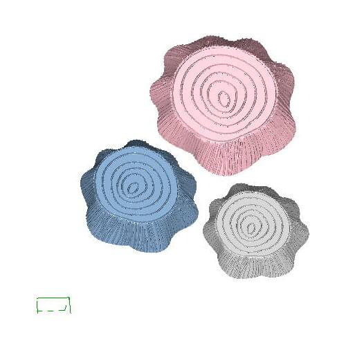 PRZY Silicone Mold Fondant Mold (three) Tree Stump Cake Decoration Sugar Mold Diy Baking Tools Moulds Silicone Rubber 001