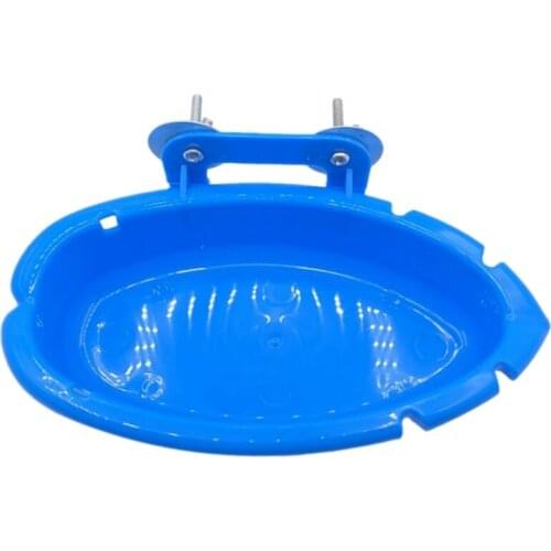 Bird Water Bathtub Pet Parrots Cage Hanging Feeder Bowl Bathing Toy Shower Box Bird Cleaning Tool Cage Accessories for Bird