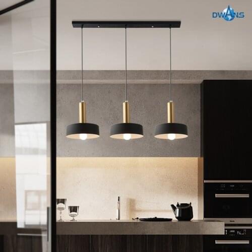 Light Luxury Restaurant Chandelier Three-headed Nordic lamp Simple Modern Creative personality Bedroom bar light