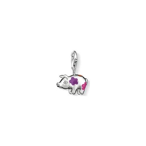 Trendy Style Gorgeous Color Pig Pendant Animal Charms (1.7x0.9cm) Fit Charm Bracelets For Women SCH0126