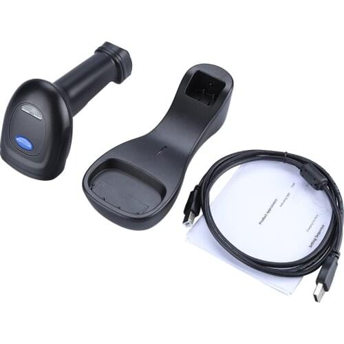 Bar Code Scanner Barcode Reader 2D Code Wireless Barcode Scanner for Supermarket Library