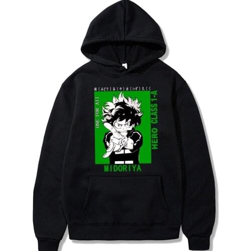 My Hero Academia Hoodie Men Hoodie Boku No Hero Academia Anime Izuku Midoriya Hoodie Graphic Streetwear Male