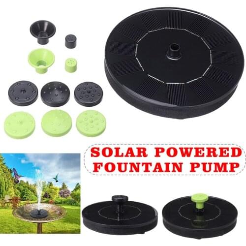 High Quality Water Fountain Pool Pond Waterfall Fountain Garden Decoration Outdoor Bird Bath Solar Powered Fountain Floating Pum