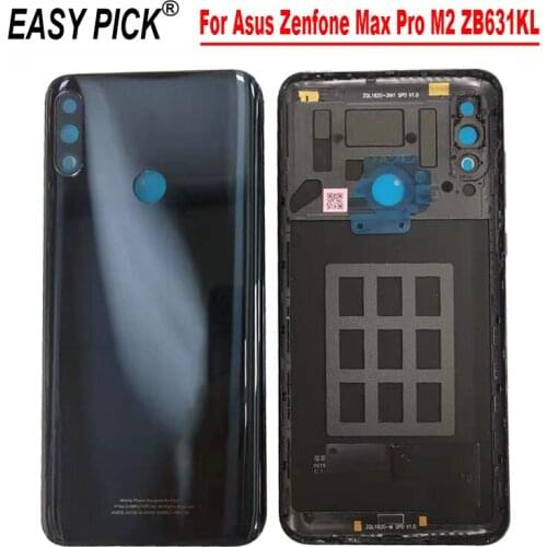 For Asus Zenfone Max Pro M2 ZB631KL Battery Back Cover Replacement Housing Protective Durable Back Cover