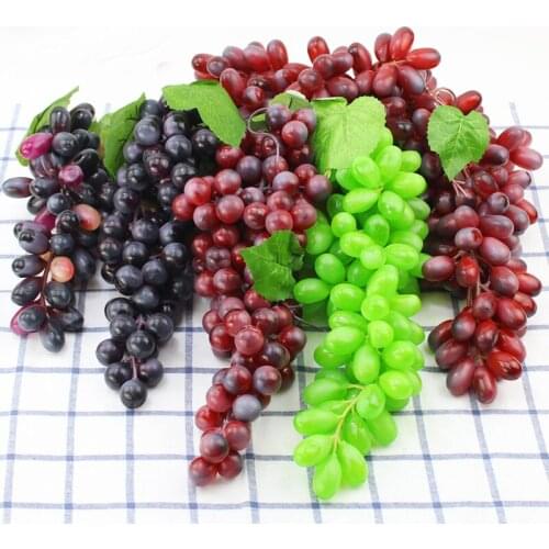 050 Imitation grape string anti fruit plastic grape fake fruit model / green plant Interior Decoration pendant