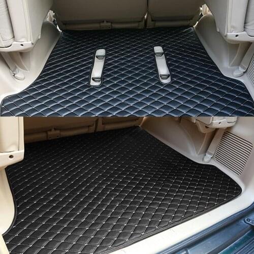 1Pcs Car Rear Trunk Floor Mat Carpets For Old Style Toyota Land Cruiser Prado 120 FJ120 2003 2004 2005 2006 2007 2008 2009