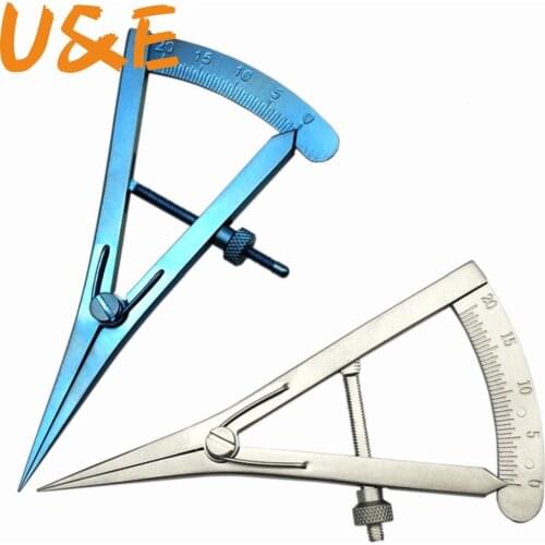 20mm Castroviejo Caliper ophthalmic surgical instrument Titanium /Stainless steel