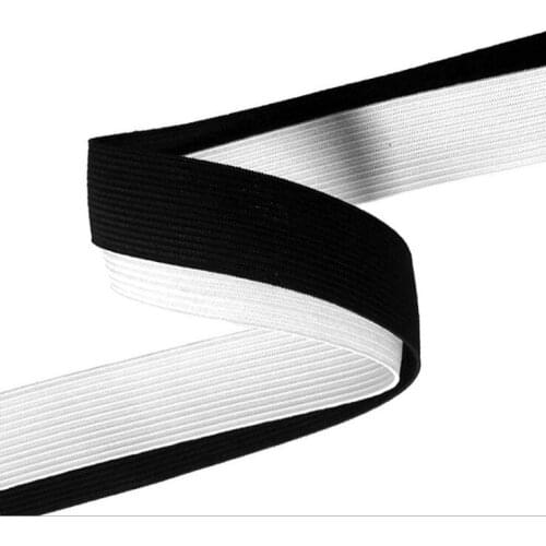 34yd/1ot black white high elasticity Elastic ribbon bands for clothing A023