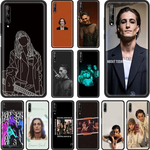 Maneskin D-Damiano David Phone Case Cover Bag For Huawei P30 Pro P40 Lite E P Smart Z Y6 Y7 2019 Silicon Shockproof Shell Fundas