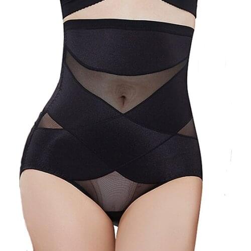 Women Silky Transparent Elastic Control Panties Slimming Tummy Thin Waist Shapewear Body Shapers briefs cinchers reduction belt