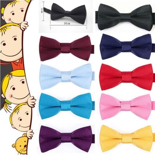 Men Boy Bowties Solid Butterfly Bowtie Wedding Accessories Gift Bow Tie Party Neckwear New Wholesale Classic BA104