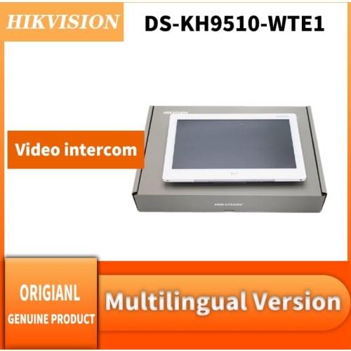 Hikvision DS-KH9510-WTE1 Video Intercom Android Indoor Station 10.1-Inch Colorful Touch Screen Standard POE WIFI Monitor