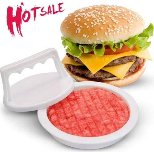 PVC Hamburger Maker Hamburger Press Round Shape Non-Stick Chef Cutlets Hamburger Meat Beef Grill Burger Press Patty Maker Mold