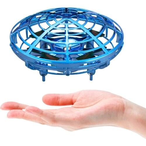Mini Helicopter UFO RC Drone Infraed Hand Sensing Aircraft Electronic RC Quadcopter Flayaball Small Drone For Kids Children Gift