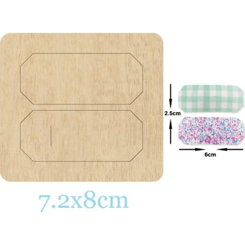 Fashion Polygon Hair clip cutting dies 2020 new die cut &wooden dies Suitable for common die cutting machines on the market