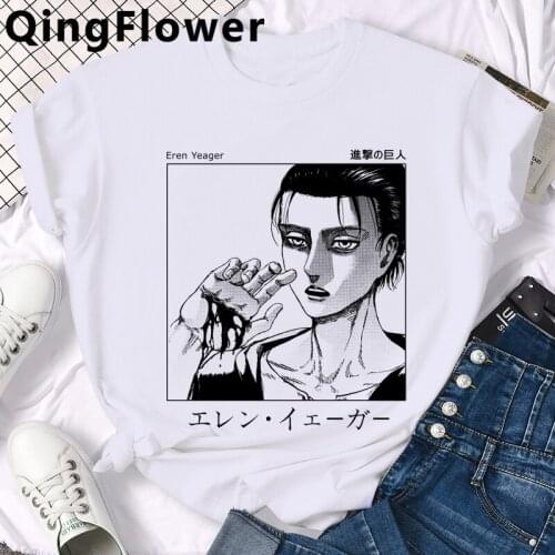 Anime Final Season Attack on Titan Shingeki No Kyojin summer top men grunge plus size tshirt couple clothes aesthetic