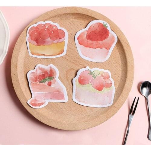 Delicious Afternoon time Dessert Memo Pad Planner Sticky Note Paper Sticker Kawaii Stationery Pepalaria 30 Sheets