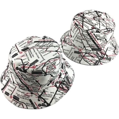 Cotton letter printing Bucket Hat Fisherman Hat outdoor travel hat Sun Cap Hats for Men and Women 189