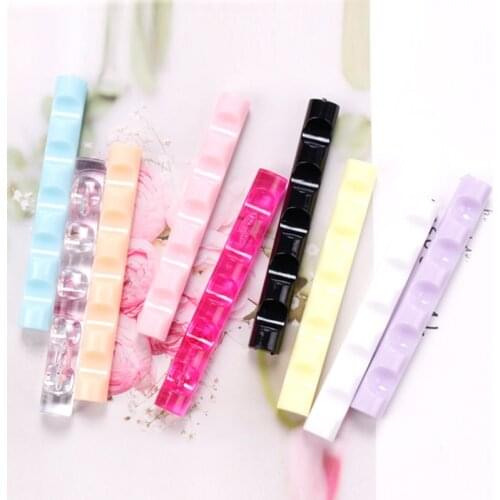 Nail Art Stand Holder 5 Grids Nail Brush Rack Acrylic Shelf Manicure Nail Painting Pen Display Penholder Nail Accessories