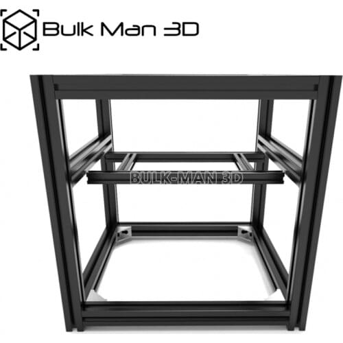 Complete Hypercube Evolution Frame Kit HEVO Black Anodized Extrusion Kit with mounting accessories