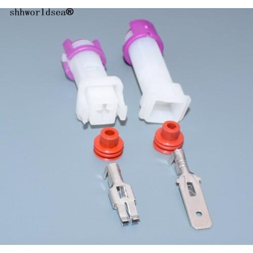 Shhworldsea 1 pin 6.3mm car air conditioning cable plug car wiring connector 813972925 813972924 813 972 925 813 972 924