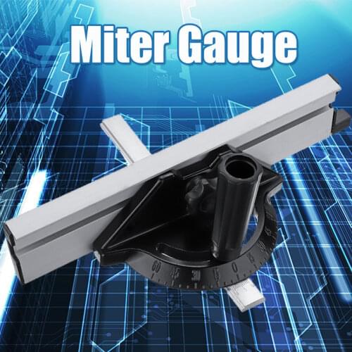 Miter Gauge Carpentry Push Rod Angle Ruler Table Saw Ruler Woodworking Tool Adjustable Flip Stop