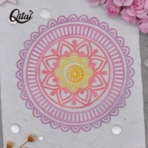 QITAI 5pcs/lot Vintage Metal Cutting Dies Frames Flower Shapes Paper Embossing Card Making DIY Scrapbooking MD10 2021 New