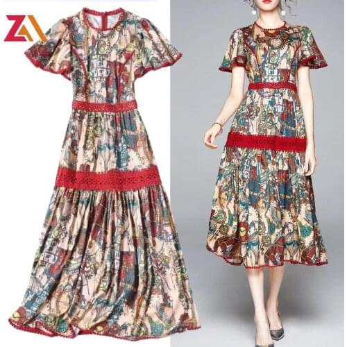 ZALady french vintage Aesthetic midi long dresses for women summer lace up elegant party traf dress vestidos mujer verano 2021
