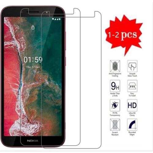Mobile Phone Film For Nokia C1 Plus Vidrio Protective Glass Anti-Scratch Tempered Glass For Nokia C1 Plus Screen Protector Film