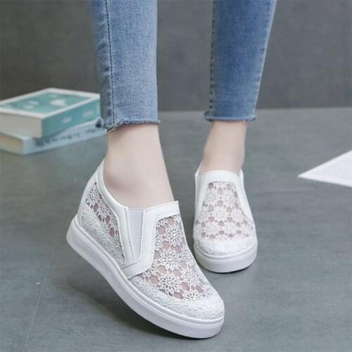 2021 Fashion Brand Women Sandals Flat Heel Platform Wedges Shoes for Women Hollow Black White Leather Summer Sandal Shoes