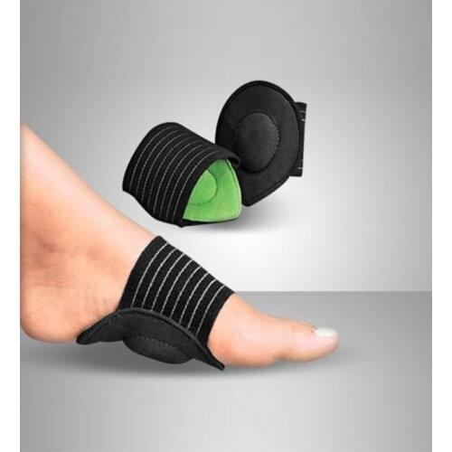 1 Pair Support Foot Cushion Pads Compression Massager To Reduce The Pain of Fasciitis Walking Anti-fatigue Foot Care Tool