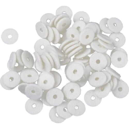 12mm Dia Piano Felt Front Rail Regulating Punchings Keyboard Balance Washers Repair Parts Pack of 90