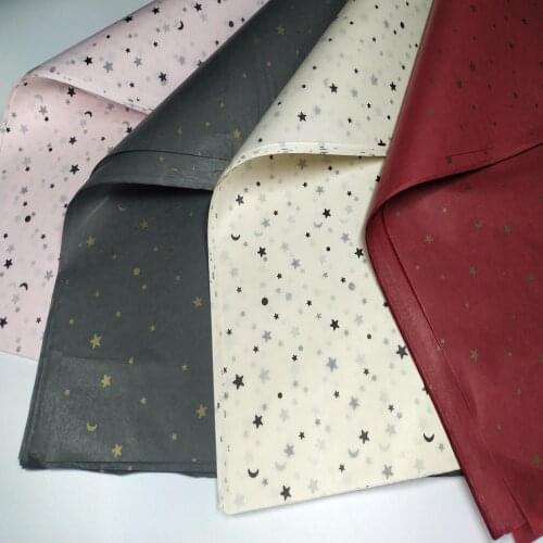 20sheet/pack Tissue Paper Flower Gift Packaging Home Decoration Party Wedding DIY Gift Packing Supplies 60*60cm