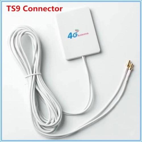 3G 4G External Antennas for Huawei E5573 E5372 E5776 E5377 E5577 E8372 E5878 E398 28dbi TS9 4G LTE Router Antenna with 3m cable