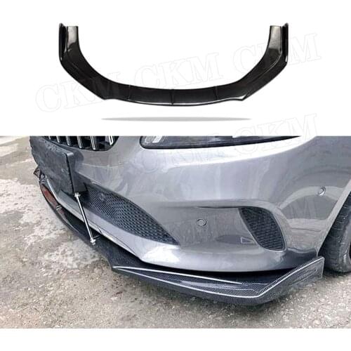 ABS Gloss Black/Matte Black Material Front Bumper Lip Chin Spoiler Auto Car Accessorise For Hatchback Univeral Car Styling