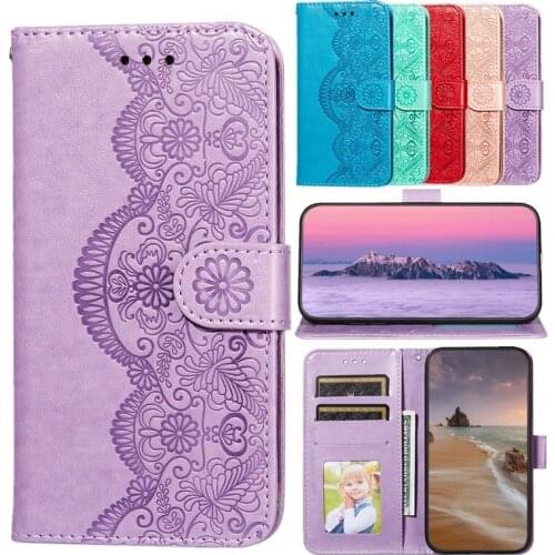 Colorful Embossed Flower Leather Case for Asus Zenfone Max Pro M1 ZB602KL ZB601KL Cover M2 ZB633KL ZB570TL Flip Funda