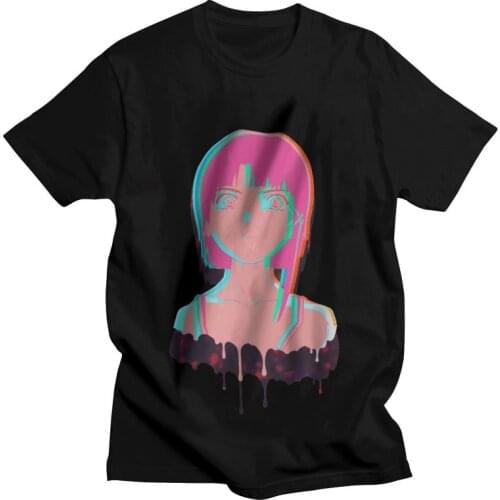 Punk Serial Experiments Lain T-shirt Mens T Shirt Short Sleeve Cotton Iwakura Manga Weeb Girl Sci Fi Japanese Anime Tshirt Tee