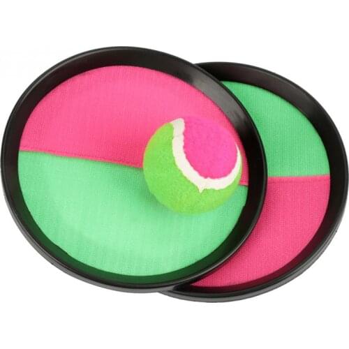 1Set Sucker Sticky Ball Toy Outdoor Sports Catch Ball Game Set Throw And Catch Parent-Child Interactive Outdoor Toys For Kids