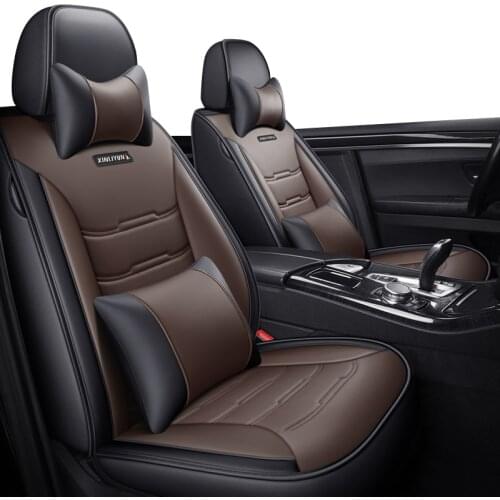 ZHOUSHENGLEE Leather Car seat covers For Audi A6L R8 Q3 Q5 Q7 S4 RS Quattro A1 A2 A3 A4 A5 A6 A7 A8 auto accessories car styling