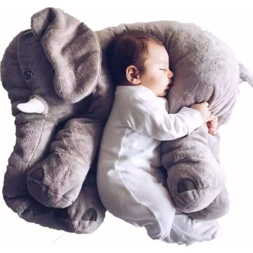 Stuffed Plush Animals Toys Elephant Infant Playmate Baby Sleep Partner Pillow Plush Toy Doll Kids Birthday Gift 33-60cm Soft