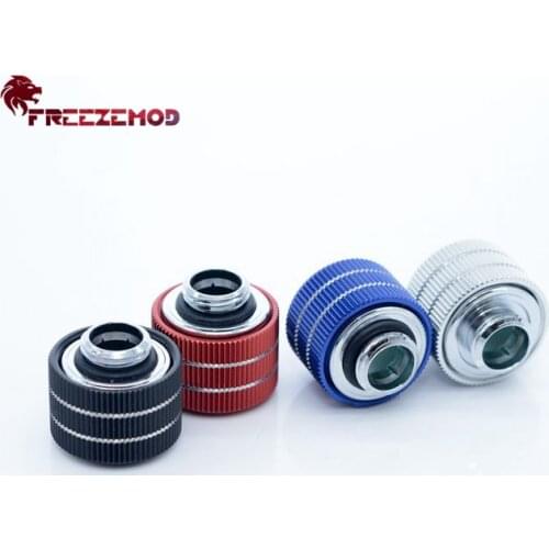 FREEZEMOD OD 12mm 14mm 16mm Anti-off Hard Tube Fitting Adapter Pipe G1/4" Thread Connection MOD PC Water Cooler HYGKN-B